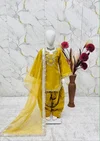 Oc 248 Pure Roman Glass Sillk Kids Wear Plazzo Suits